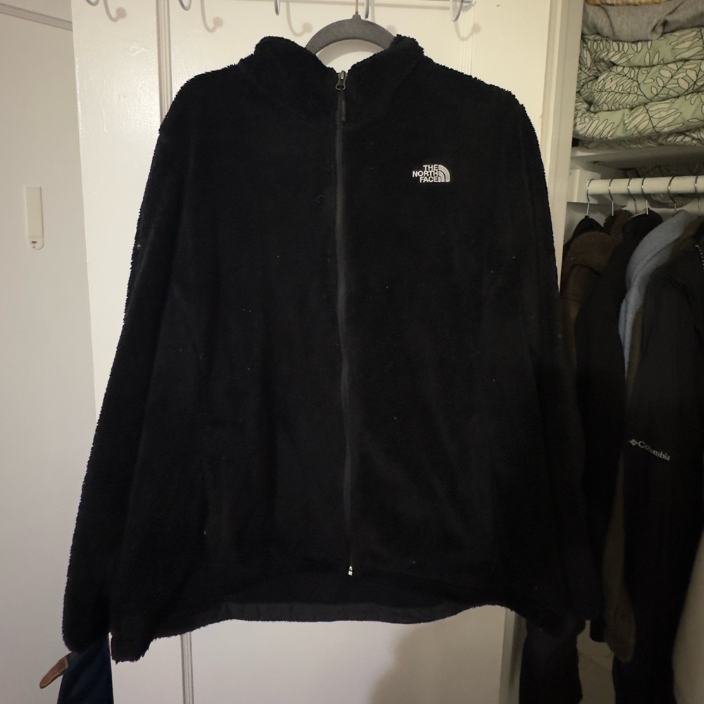 The North Face Plus Size Osito Black Fleece Sweater